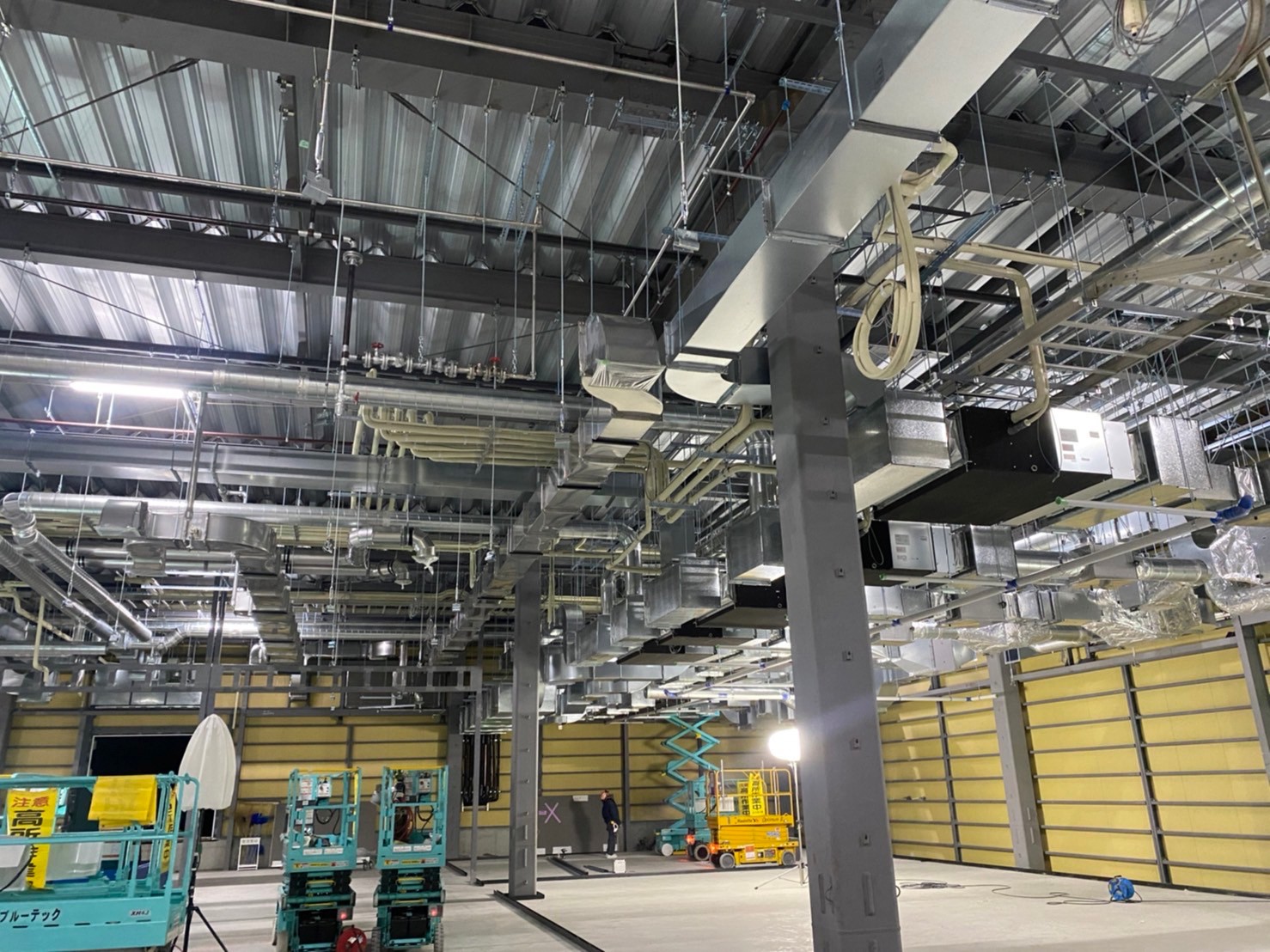 滋賀県犬上郡 平和堂デリカセンター 空調機新設工事