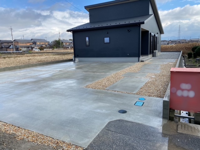 滋賀県犬上郡　一般住宅　外構工事